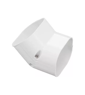 Bocht 45° Stijgend PVC Wit Inaba Denko SCF-77-W 75 mm