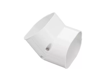 Bocht 45° Stijgend PVC Wit Inaba Denko SCF-77-W 75 mm