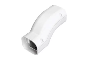 Sprongbocht PVC Wit Inaba Denko SIF-77-W 75 mm