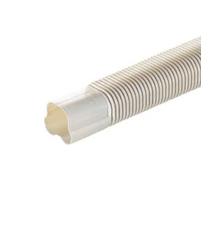 Leidinggoot Flexibel PVC Ivoor Inaba Denko SF-77-1000-I 75x63 mm 1 meter