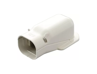 Muurafdekkap PVC Ivoor Inaba Denko SW-77-I 75 mm