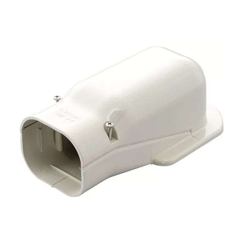 Muurafdekkap PVC Ivoor Inaba Denko SW-77-I 75 mm