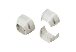 Eindstuk PVC Ivoor Inaba Denko SE-77-I 75 mm