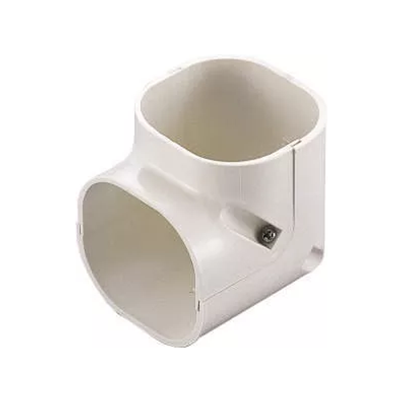 Bocht 90° Kort Stijgend PVC Ivoor Inaba Denko SCM-77-I 75 mm