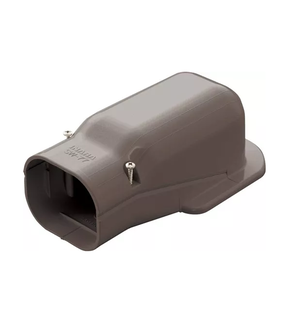 Muurafdekkap PVC Bruin Inaba Denko SW-77-B 75 mm