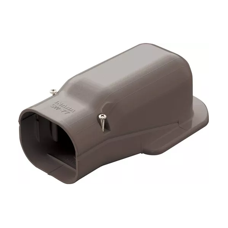 Muurafdekkap PVC Bruin Inaba Denko SW-77-B 75 mm