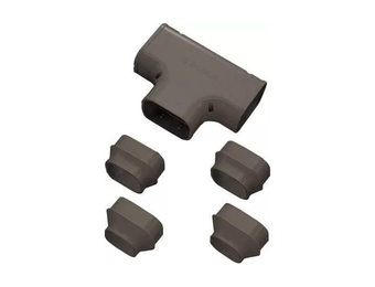 T-Stuk PVC Bruin Inaba Denko ST-77-B 75 mm