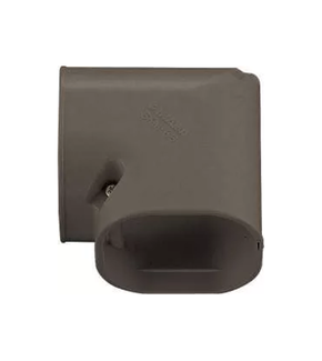 Bocht 90° Kort Vlak PVC Bruin Inaba Denko SKM-77-B 75 mm