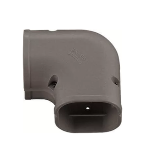 Bocht 90° Lang Vlak PVC Bruin Inaba Denko SK-77-B 75 mm