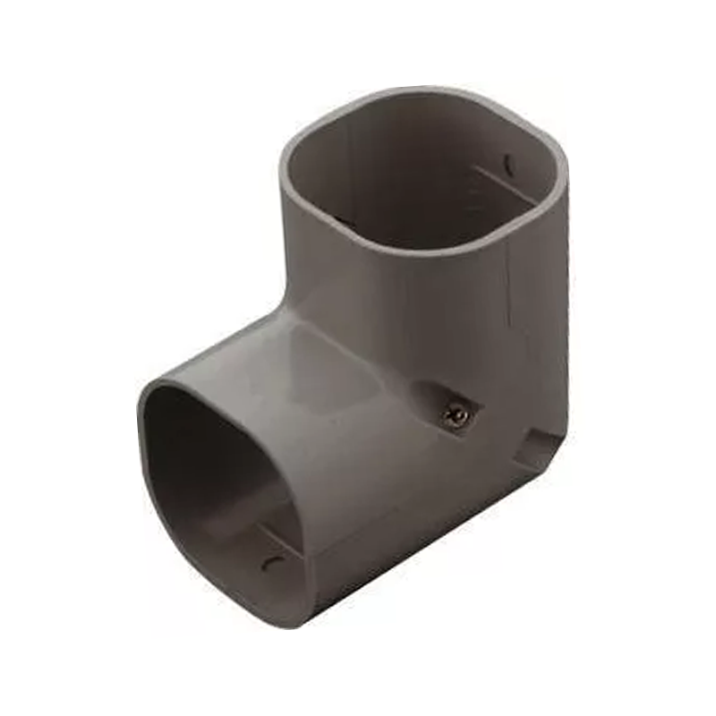 Bocht 90° Lang Stijgend PVC Bruin Inaba Denko SC-77-B 75 mm