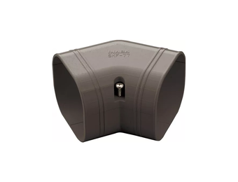 Bocht 45° Vlak PVC Bruin Inaba Denko SKF-77-B 75 mm