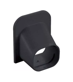 Eindstuk Plafond/Wand PVC Zwart Inaba Denko SP-77-K 75 mm