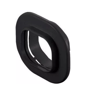 Muurrozet PVC Zwart Inaba Denko SWC-77-K 75 mm