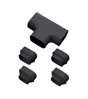 T-Stuk PVC Zwart Inaba Denko ST-77-K 75 mm