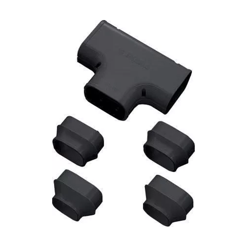 T-Stuk PVC Zwart Inaba Denko ST-77-K 75 mm