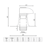 Kabel- Dak Doorvoer Anjo 3000 DW 100mm