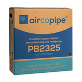 Koelleiding Geïsoleerd Dubbel PB2325 Ø 1/4" x 3/8" Volle rol 25 meter Zwart