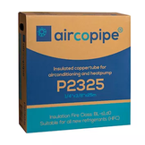 Koelleiding Geïsoleerd Dubbel P3525 Ø 3/8" x 5/8" Volle rol 25 meter Wit