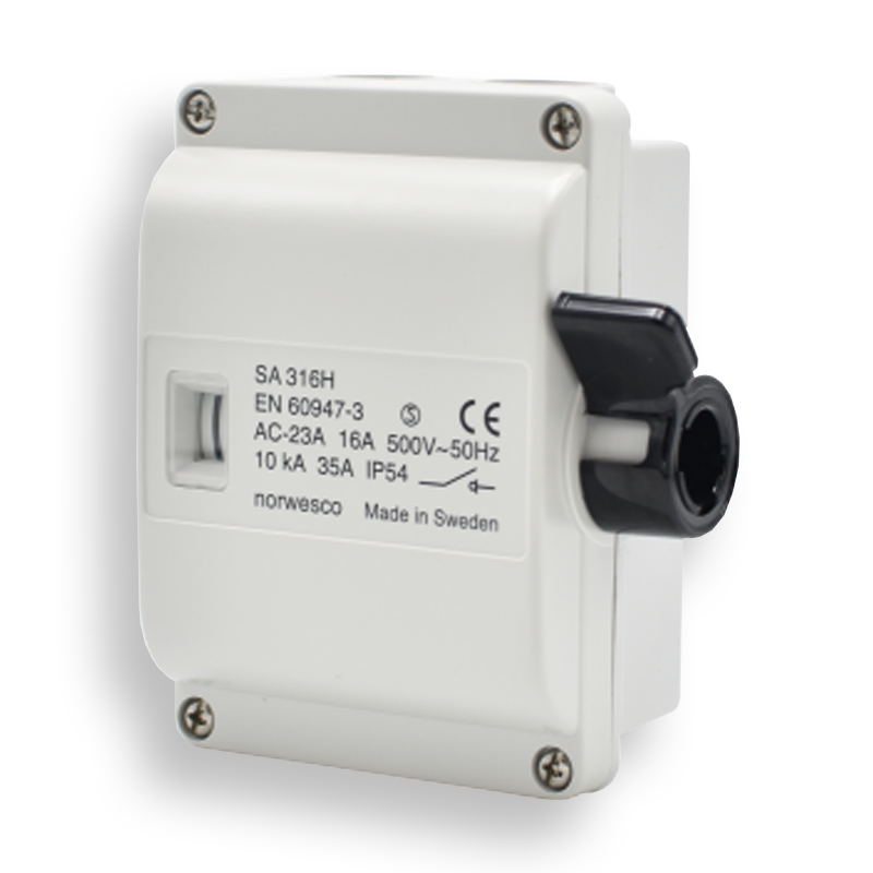 Norwesco Werkschakelaar SA 3-polig 16A