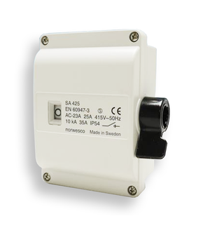 Norwesco Werkschakelaar SA 4-polig 25A