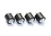 Trillingsdempers M8 Set van 4 stuks • Cilindrisch