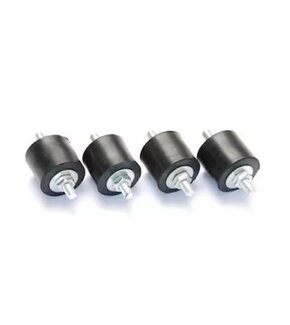 Trillingsdempers M8 Set van 4 stuks • Cilindrisch