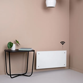 Elektrische Wandradiator Adax Clea Hoog +Wifi - Diverse wattages - Kleur Wit