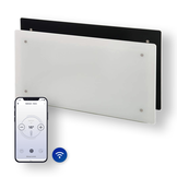 Elektrische Wandradiator Adax Clea Hoog +Wifi - Diverse wattages - Kleur Zwart