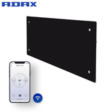 Elektrische Wandradiator Adax Clea Hoog +Wifi - Diverse wattages - Kleur Zwart