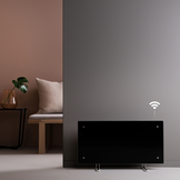 Elektrische Wandradiator Adax Clea Hoog +Wifi - Diverse wattages - Kleur Zwart