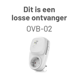 OVB-02 Plug-in Ontvanger voor Aan/uit en Klok Thermostaat THB-01 en THB-02