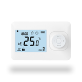 Set THB-02 + OVB-01 Draadloze Klokthermostaat - Tijden en dagen in te stellen - Wit