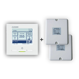 Mitsubishi H.I. Wandbediening Set EcoTouch RC-EX3A + 2 Interface-koppelingen SC-BIKN2-E
