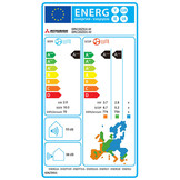Mitsubishi SRK20ZSX-WF Singlesplit Airco 2,0kW +Wifi Fluisterstil