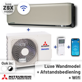 Mitsubishi SRK25ZSX-WF Singlesplit Airco 2,5kW +Wifi Fluisterstil