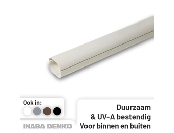 Leidinggoot PVC Ivoor Inaba Denko SD-77-I 75x63 mm 2 meter
