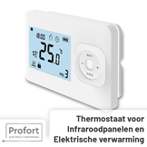 THB-02 Draadloze Klokthermostaat - Tijden en dagen in te stellen - Wit