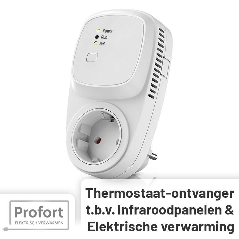 OVB-02 Plug-in Ontvanger voor Aan/uit en Klok Thermostaat THB-01 en THB-02