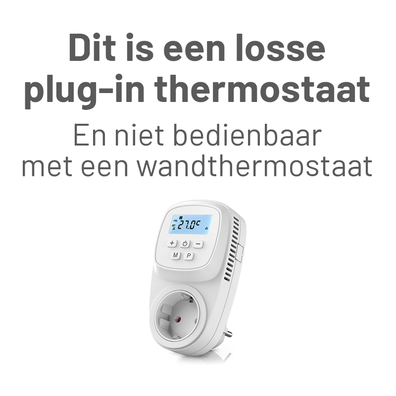 Eenvoudige Plug-in Klok Thermostaat en dagen in te stellen - Klimaatshop.nl