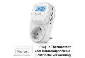 PGA-01 Eenvoudige Plug-in Aan/uit Thermostaat - Alleen temperatuur instellen