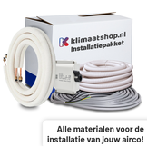 Airco Installatiepakket 1/4"x3/8" voor airco's tot 3,5kW