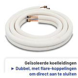 Airco Installatiepakket 1/4"x3/8" voor airco's tot 3,5kW