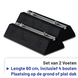 Airco Installatiepakket 1/4"x3/8" + Voeten voor airco's tot 3,5kW