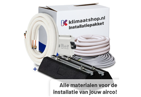 Airco Installatiepakket 1/4"x5/8" + Voeten voor airco's van 7,1 tot 8,0kW