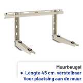 Airco Installatiepakket 1/4"x3/8" + Muurbeugel voor airco's tot 3,5kW