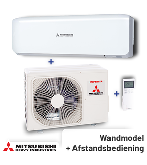 Mitsubishi SRK25ZS Singlesplit Airco 2,5kW Fluisterstil