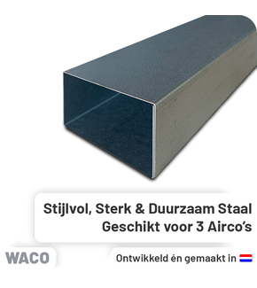Leidinggoot Verzinkt staal Waco CD-100V 100x60 mm 2 meter