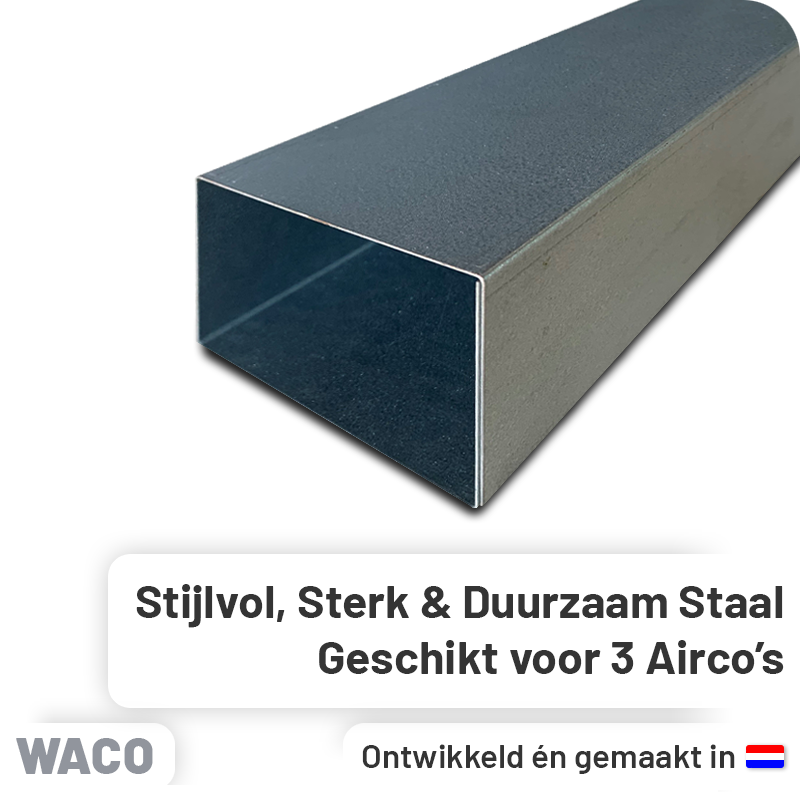 Leidinggoot Verzinkt staal Waco CD-100V 100x60 mm 2 meter