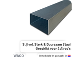 Leidinggoot Verzinkt staal Waco CD-101V 80x50 mm 2 meter