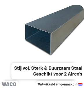 Leidinggoot Verzinkt staal Waco CD-101V 80x50 mm 2 meter